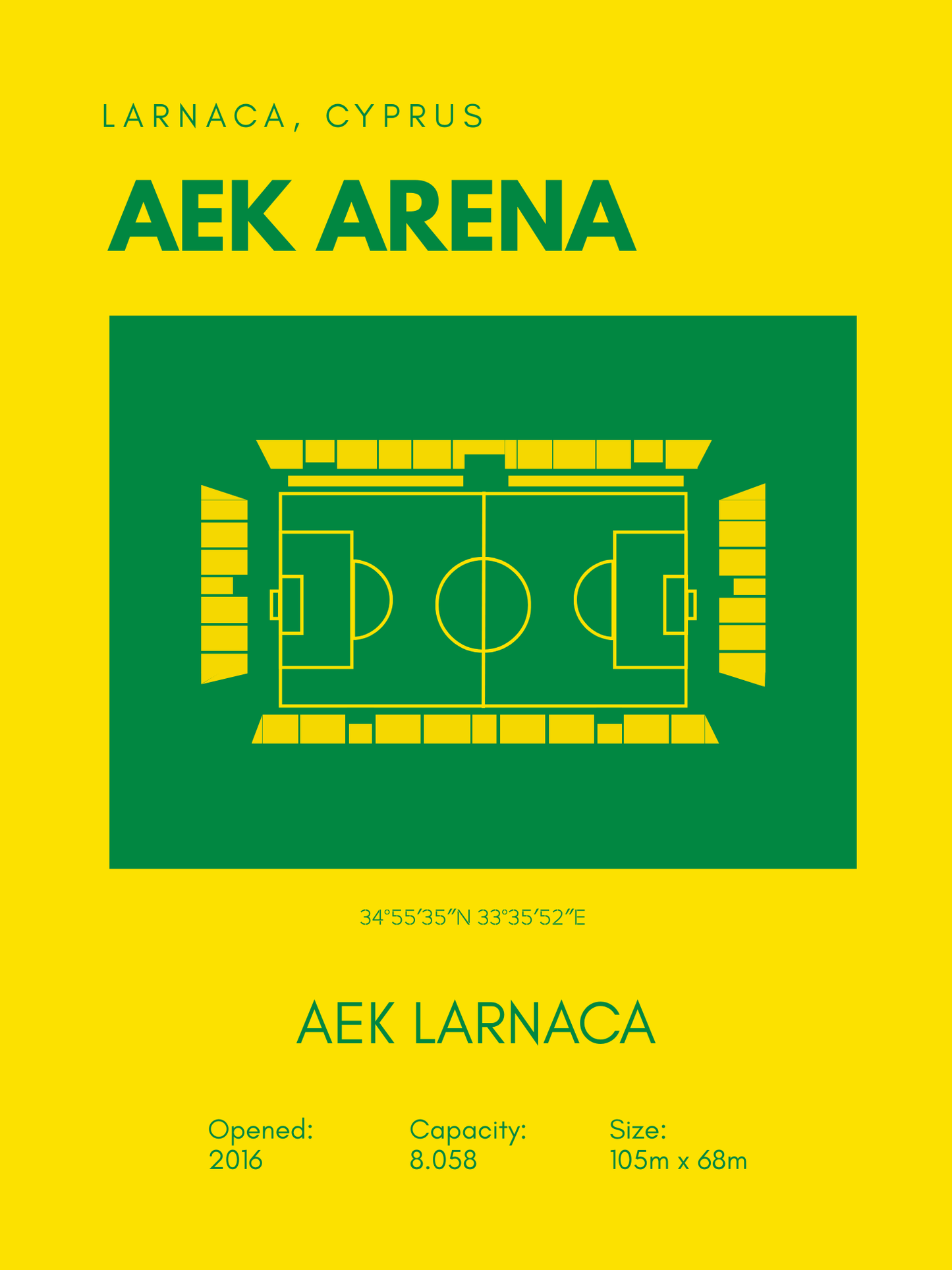 AEK - Stadium Layout Poster