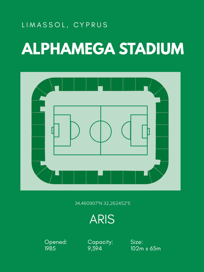 Aris - Stadium Layout Poster