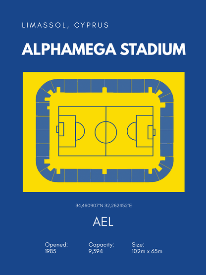 AEL - Stadium Layout Poster