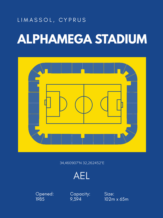 AEL - Stadium Layout Poster