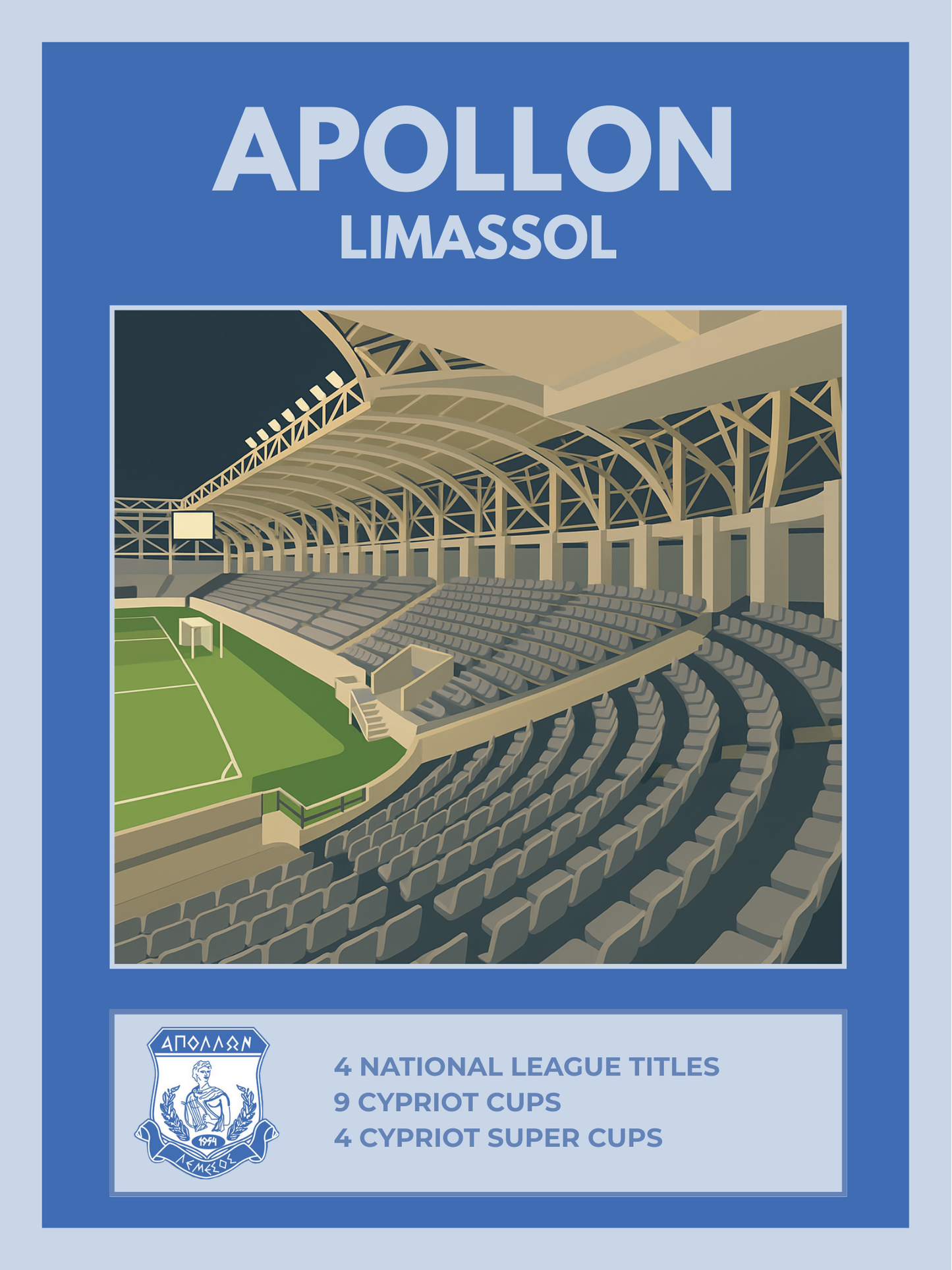 Apollonas - Stadium Away Poster