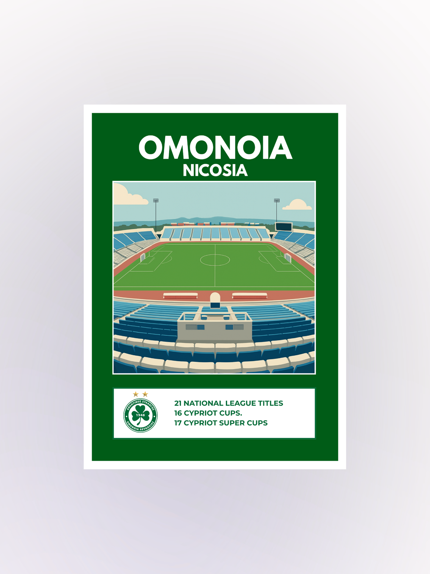 Omonoia - Stadium Away Poster