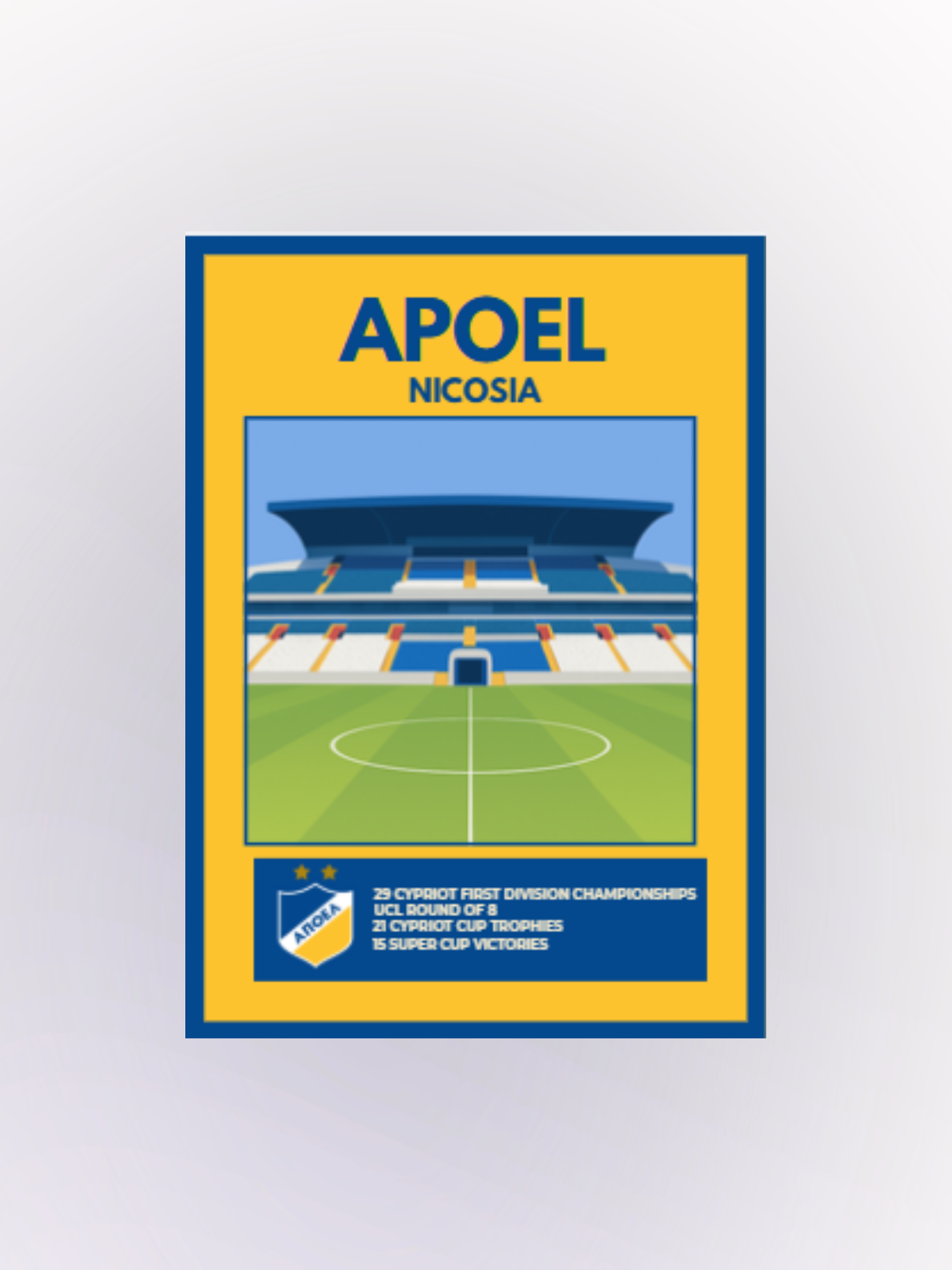 APOEL - Stadium Home Poster