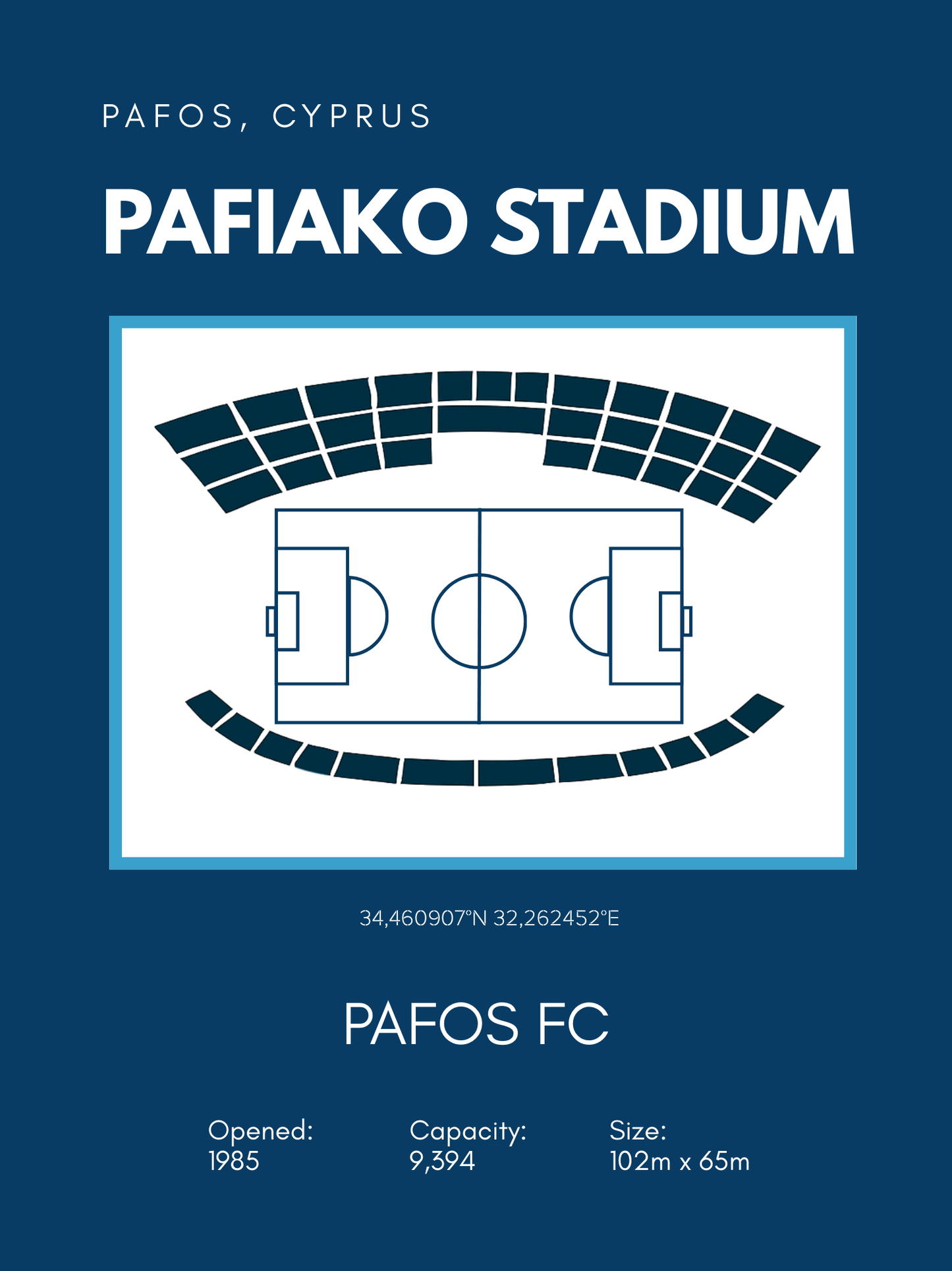 Pafos - Stadium Layout Poster