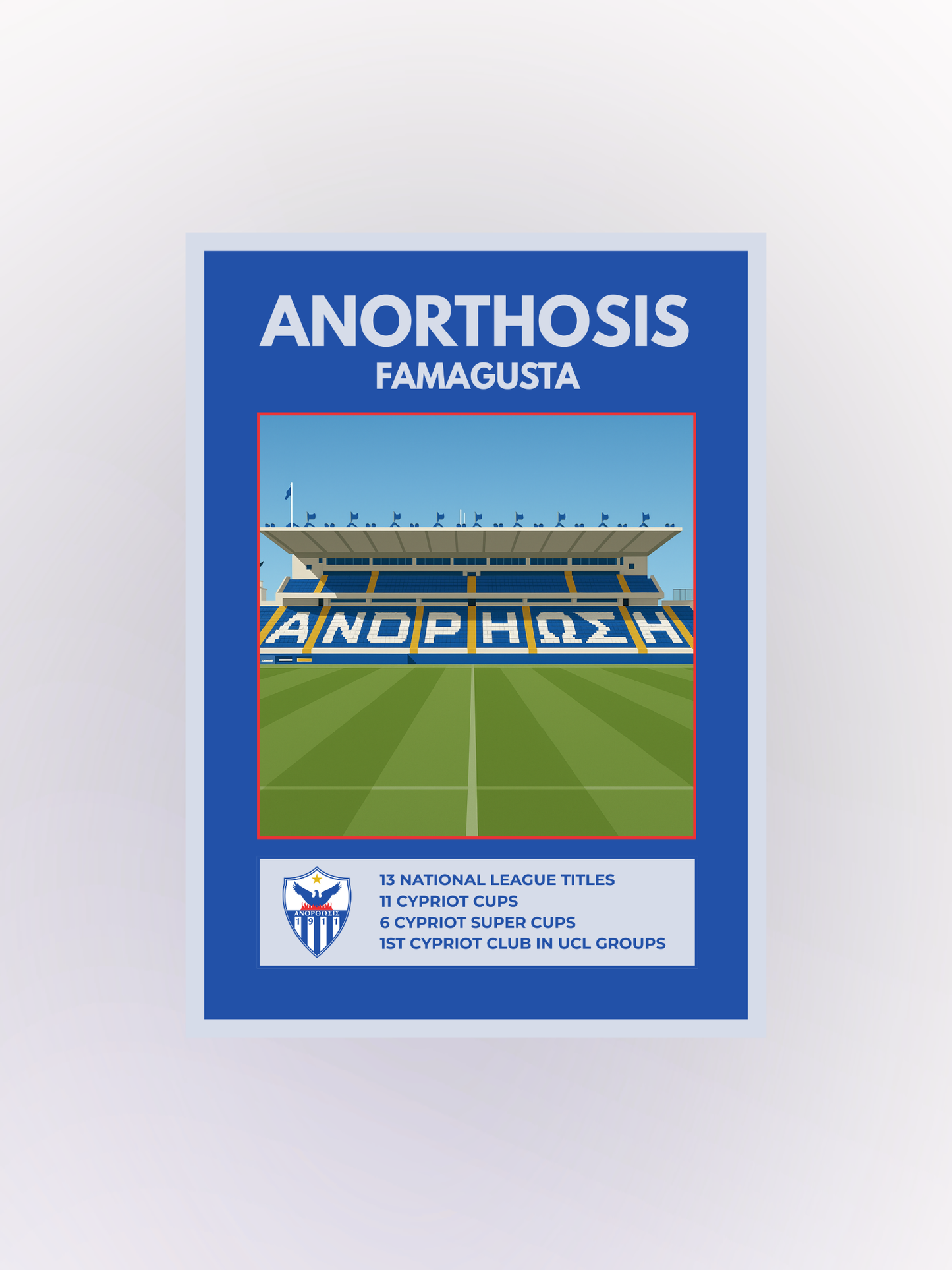Anorthosis - Stadium Away Poster