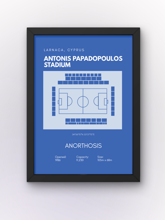 Anorthosis - Stadium Layout Poster