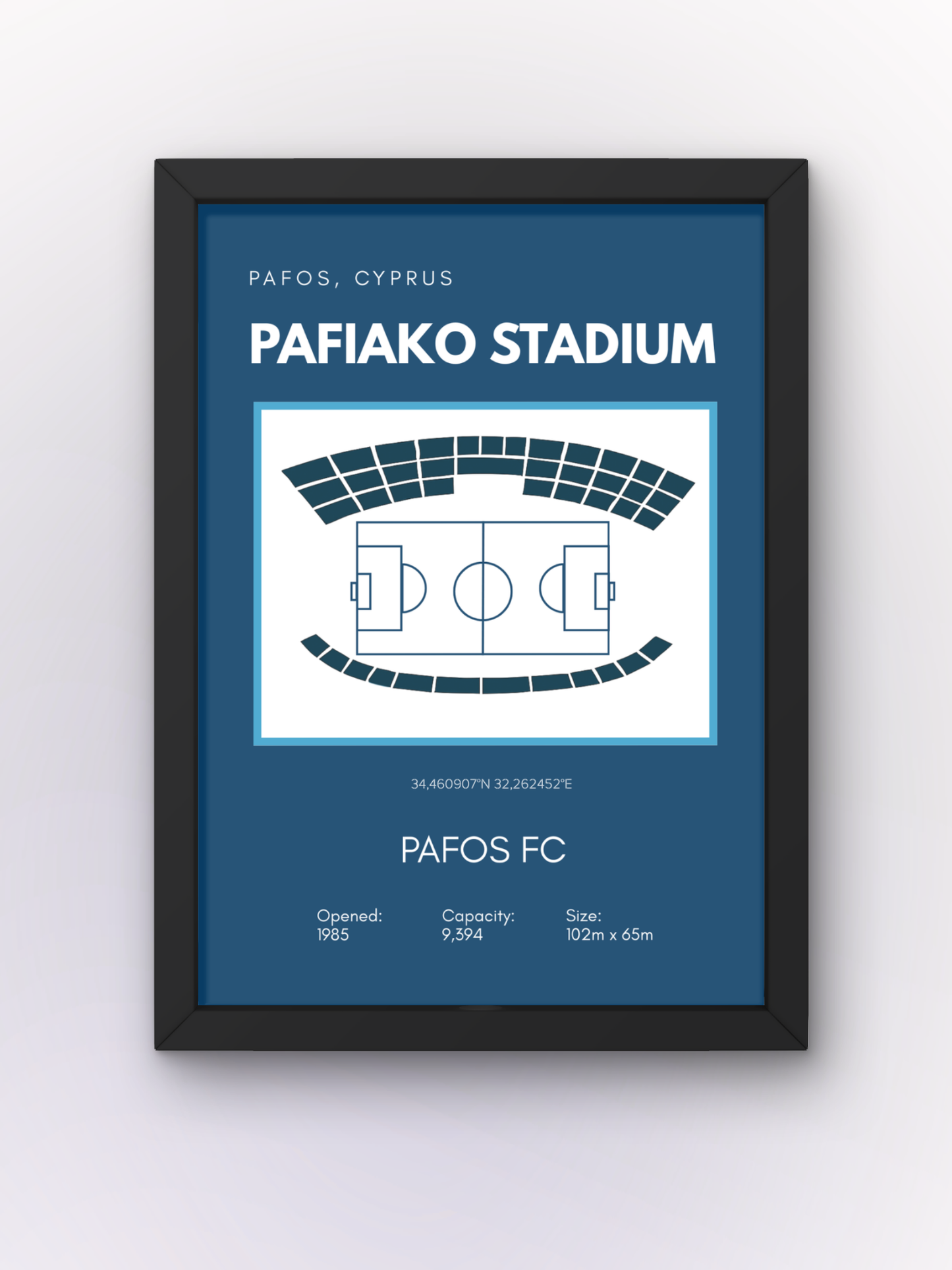 Pafos - Stadium Layout Poster