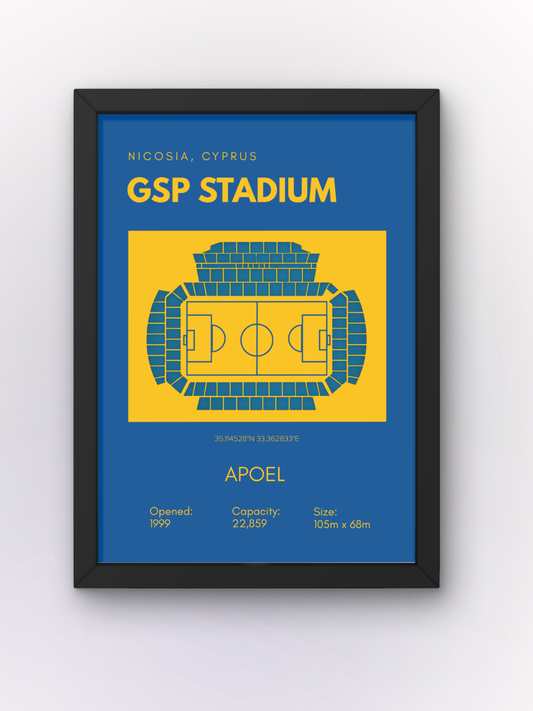 APOEL - Stadium Layout Poster