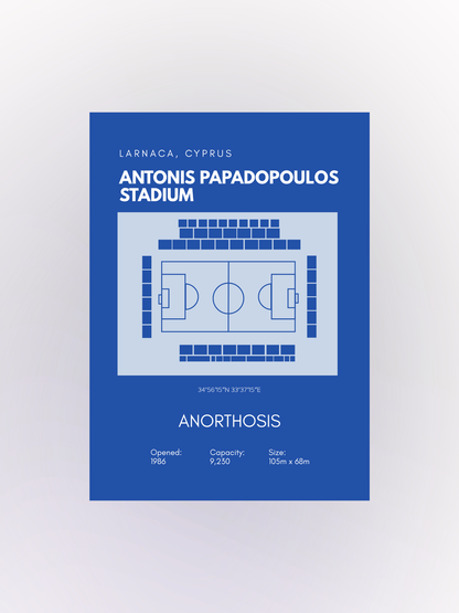 Anorthosis - Stadium Layout Poster