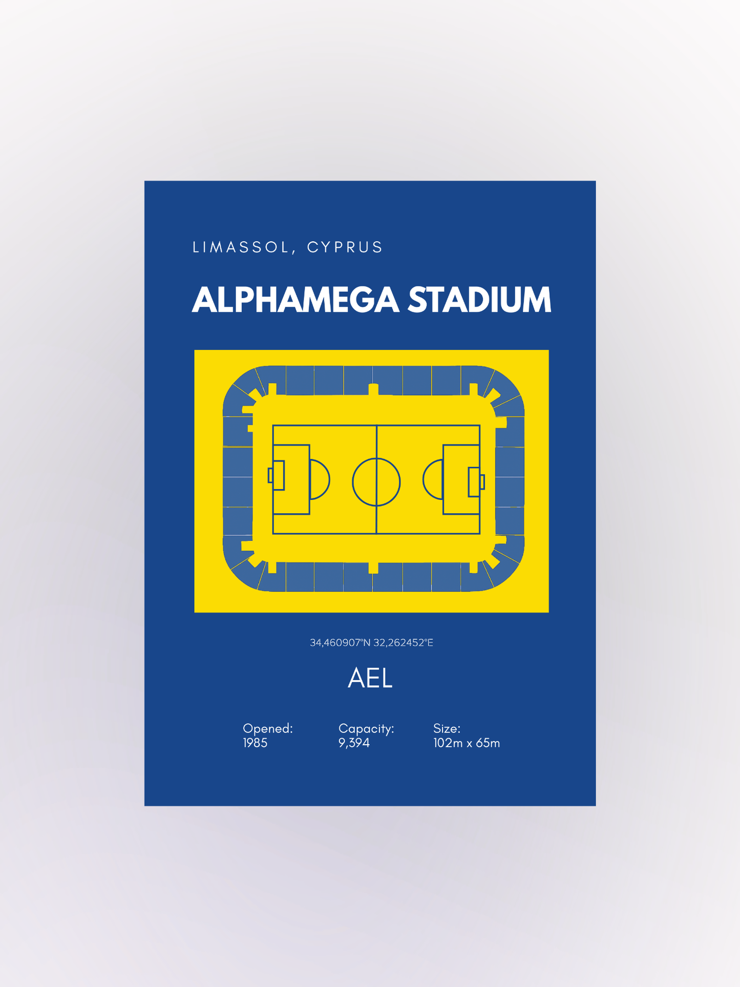 AEL - Stadium Layout Poster