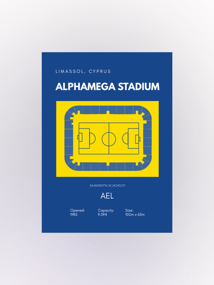 AEL - Stadium Layout Poster