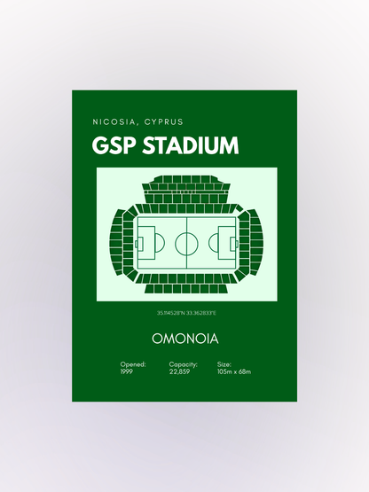Omonoia - Stadium Layout Poster