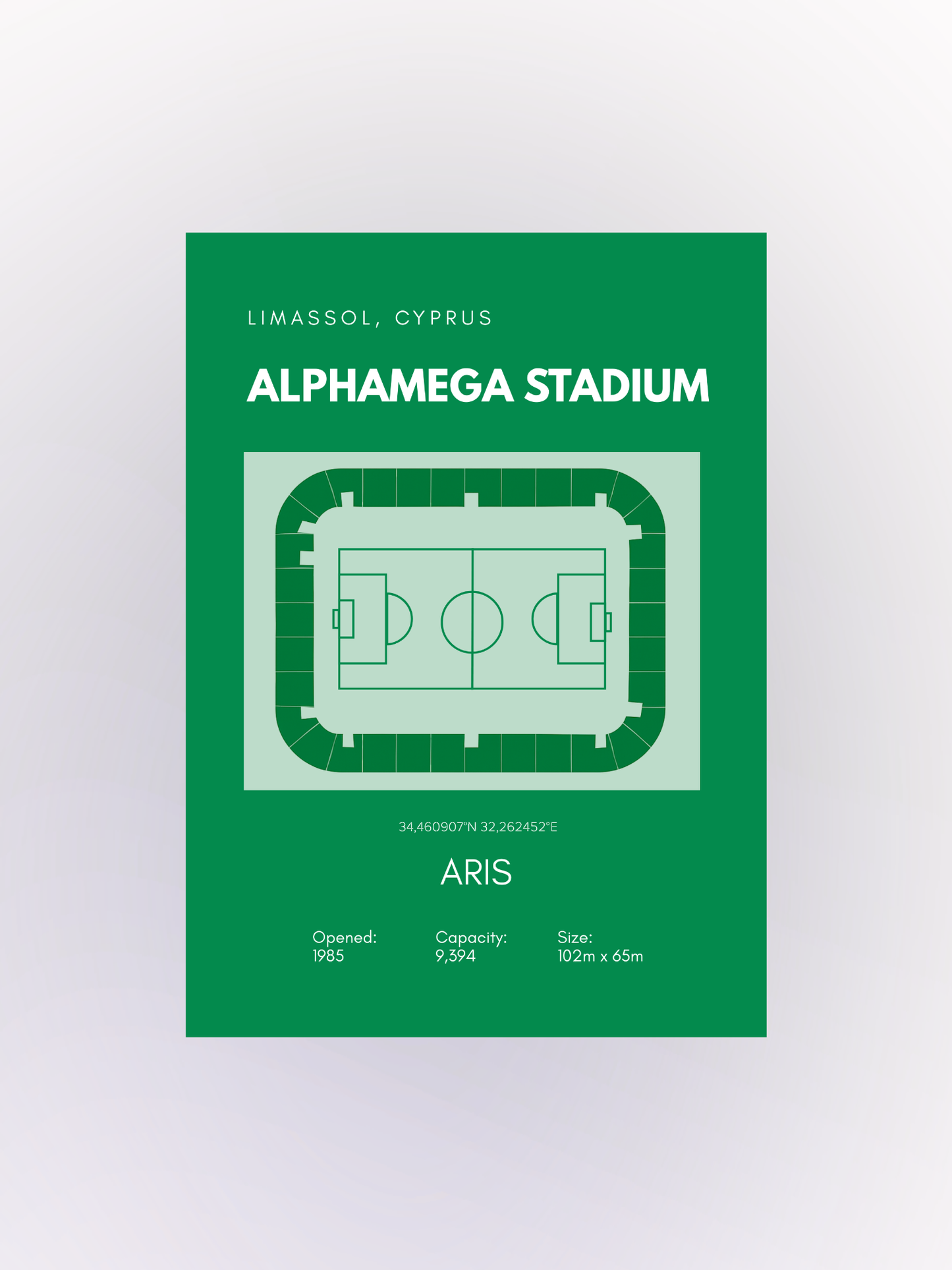 Aris - Stadium Layout Poster