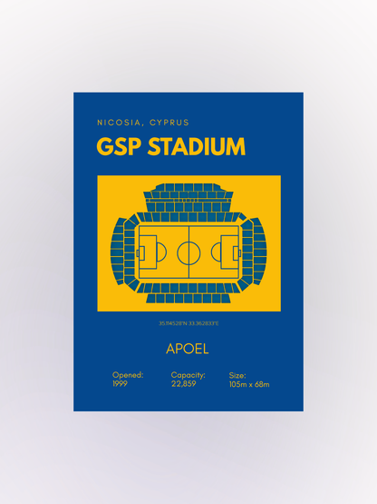 APOEL - Stadium Layout Poster