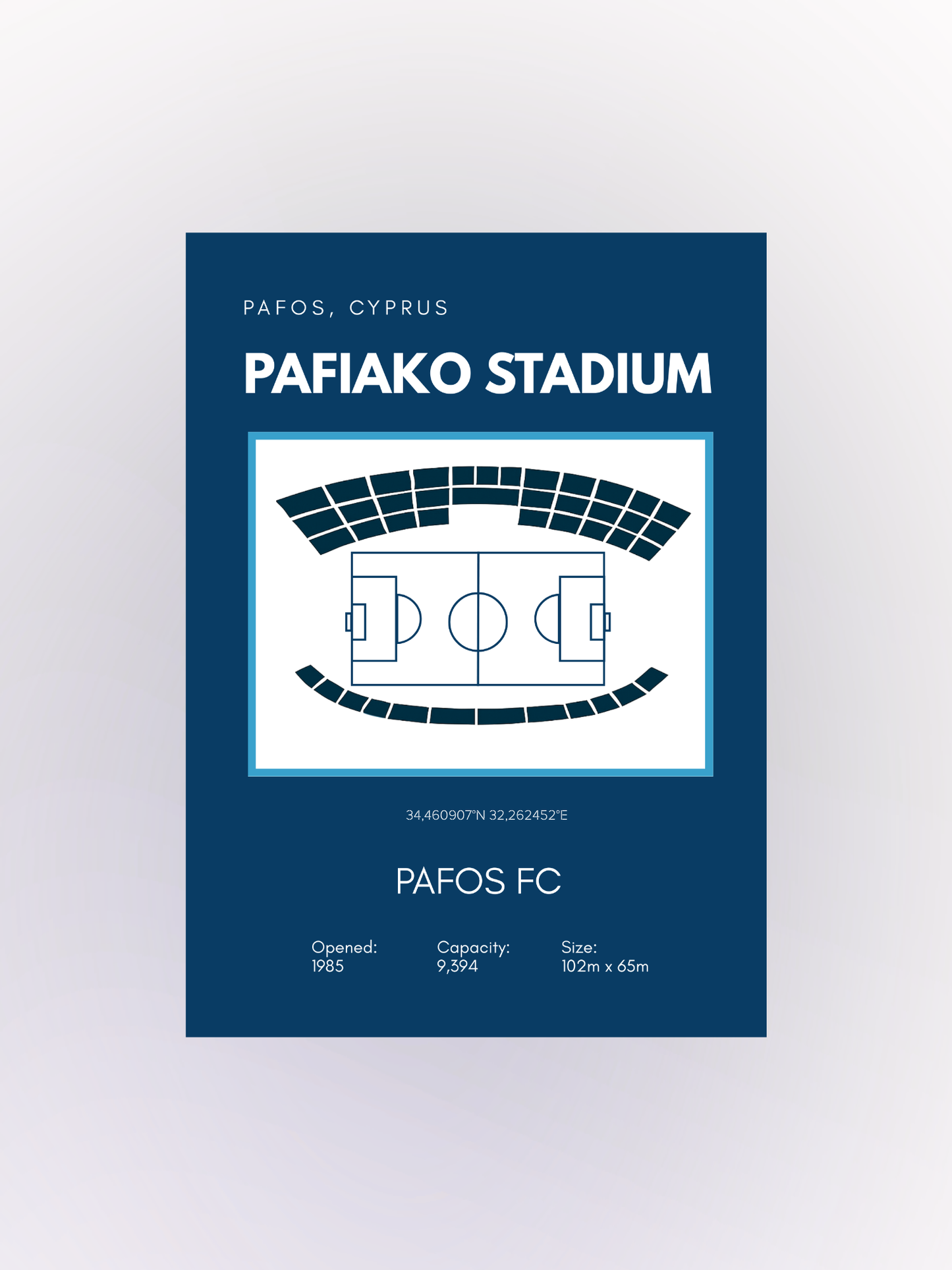 Pafos - Stadium Layout Poster