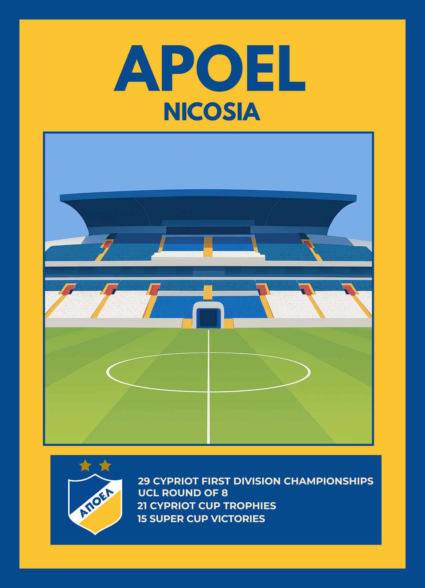 APOEL - Stadium Home Poster